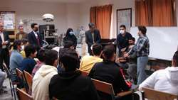 بازدید ریاست دانشگاه از دانشکده پیراپزشکی سرخه